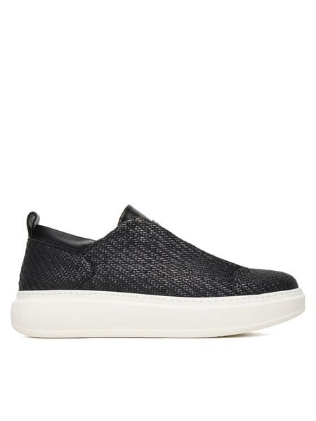 Alexander Smith Sneakersy Wembley Slip-On ASBDWLM Czarny. Czarne buty sportowe casual Alexander Smith, bez wzorów, ze skóry, bez zapięcia. Za 789.99 zł.