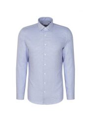 Seidensticker Koszula w kolorze niebieskim rozmiar: 40. Niebieskie koszule Seidensticker, bez wzorów, z bawełny, bez kołnierzyka, bez ramiączek. Za 109.00 zł.