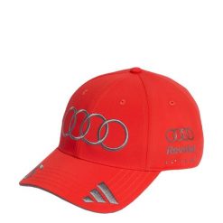 Czapka Audi Revolut F1 Team Gabriel Bortoleto. Czerwone czapki z daszkiem Adidas, bez wzorów, z materiału. Za 239.00 zł.