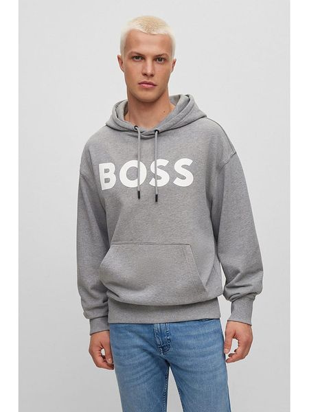 Hugo Boss Fashion Bluza w kolorze szarym rozmiar: XL. Szare bluzy Hugo Boss Fashion, xl, bez wzorów, z bawełny, z kapturem. Za 399.45 zł.