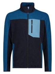 CMP Kurtka polarowa w kolorze granatowo-niebieskim rozmiar: 56. Niebieskie kurtki CMP, bez wzorów, z materiału, bez kaptura. Za 201.08 zł.