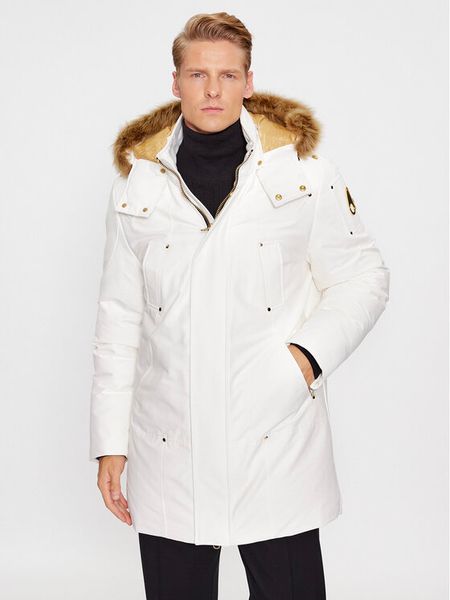 Moose Knuckles Kurtka puchowa Stag Lake Parka Écru Regular Fit. Kurtki Moose Knuckles, m, bez wzorów, z bawełny, bez kaptura. Za 5,239.00 zł.