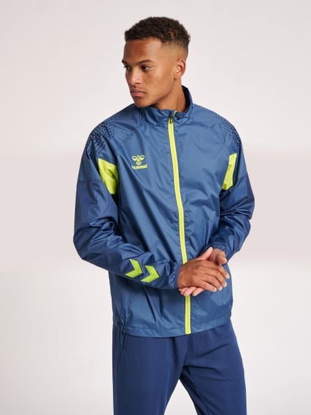 Kurtka Hummel hmllead hmlPRO training /windbreaker. Niebieskie kurtki Hummel, m, bez wzorów, z poliesteru, bez kaptura. Za 302.00 zł.