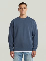 G-Star Bluza w kolorze niebieskim rozmiar: S. Niebieskie bluzy G-Star, s, bez wzorów, z bawełny, bez kaptura. Za 209.95 zł.