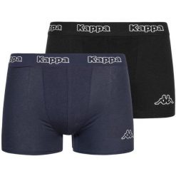 Kappa męskie bokserki 2-pack – czarny/granatowy, S. Czarne bokserki Kappa, m, bez wzorów, z bawełny. Za 136.99 zł.