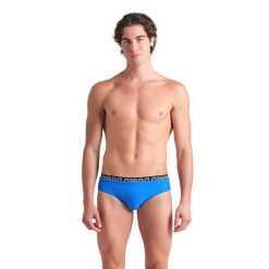 Kąpielówki Arena Elastic Logo. Niebieskie kąpielówki Arena, m, bez wzorów. Za 213.00 zł.