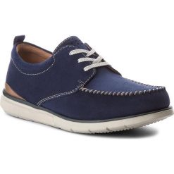 Półbuty CLARKS - Edgewood Mix 261317317 Blue Suede. Eleganckie półbuty marki Clarks. W wyprzedaży za 269.00 zł.