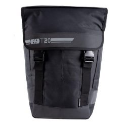 Torba na rower OXC T-serie. Czarne torby na ramię OXFORD, bez wzorów, z materiału, na ramię, bez dodatków. Za 255.50 zł.