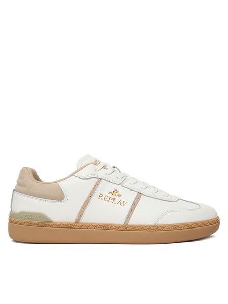 REPLAY Sneakersy GMSD7 .000.C0009L Biały. Białe buty sportowe casual Replay, bez wzorów, ze skóry, bez zapięcia. Za 284.99 zł.