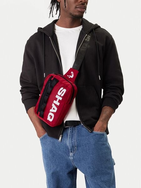 SHAQ Saszetka CWBEO-SHAQ-P-001-09 Czerwony. Czerwone saszetki i nerki Shaq, bez wzorów, z materiału. Za 59.99 zł.