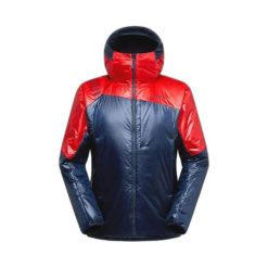 Kurtka z kapturem Primaloft La Sportiva Alpine Guide. Niebieskie odzież kompresyjna La Sportiva, l, bez wzorów, z elastanu, wspinaczkowe, primaloft. Za 1,013.50 zł.
