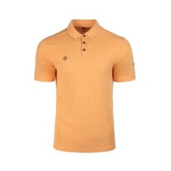 OHARA II Izas męska techniczna koszulka polo o sportowym i miejskim stylu. Brązowe koszulki polo Izas, m, bez wzorów, bez kołnierzyka, bez ramiączek. Za 182.57 zł.