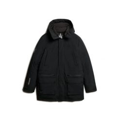 Wyściełana kurtka Superdry City. Czarne kurtki Superdry, na zimę, s, bez wzorów, z materiału, bez kaptura. Za 821.40 zł.