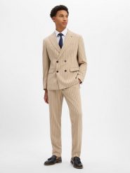 Finshley & Harding London Garnitur Mężczyźni Comfort Fit beżowy, 102. Brązowe garnitury Finshley & Harding London, do pracy, l, bez wzorów. Za 1,199.95 zł.