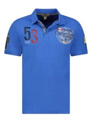 Canadian Peak Koszulka polo "Kelaneak" w kolorze niebieskim rozmiar: M. Niebieskie koszulki polo Canadian Peak, m, bez wzorów, z bawełny, bez kołnierzyka, bez ramiączek. Za 86.99 zł.
