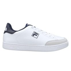 Męskie Buty Sportowe Courtbay. Białe buty turystyczne Fila, bez wzorów, bez zapięcia. Za 275.99 zł.