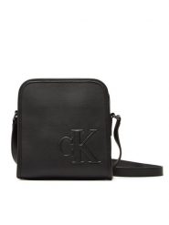 Calvin Klein Saszetka Sculpted Impression Reporter 18 LV04G3157G Czarny. Czarne saszetki i nerki CALVIN KLEIN, bez wzorów, ze skóry. Za 349.99 zł.