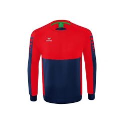 Bluza Erima Six Wings. Czerwone bluzy Erima, xl, bez wzorów, z materiału, bez kaptura. W wyprzedaży za 192.50 zł.
