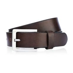 Pasek skórzany 120 CM PAOLO PERUZZI 04Z02120 brązowy. Brązowe paski Paolo Peruzzi, bez wzorów, z materiału, klasyczne. Za 59.00 zł.