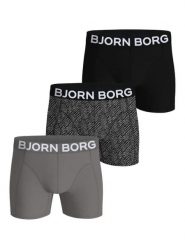 Bjorn_borg ORGANIC COTTON STRETCH Bokserki 3 szt. — bawełna recyklingowa –. Bokserki Björn Borg, m, bez wzorów, z bawełny. Za 312.50 zł.