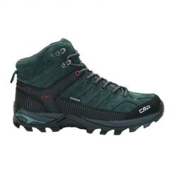 Buty trekkingowe męskie CMP 3Q1294711FP. Czarne trekkingi CMP, bez wzorów, z gumy, za kostkę, bez zapięcia. Za 565.00 zł.
