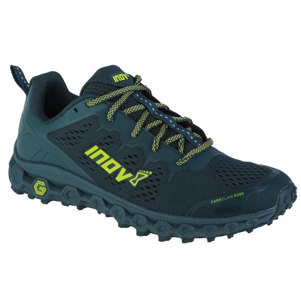 Buty do biegania męskie Inov-8 Parkclaw G 280. Zielone buty do biegania Inov-8, bez wzorów, z gumy, bez zapięcia, do biegania. Za 549.00 zł.