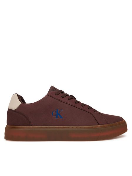 Calvin Klein Sneakersy Classic Cupsole Laceup YM0YM01432 Fioletowy. Fioletowe buty sportowe casual CALVIN KLEIN, bez wzorów, z nubiku, bez zapięcia. Za 268.99 zł.