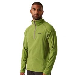 Bluza turystyczna męska Regatta Montes. Zielone bluzy z polaru Regatta, m, bez wzorów, z polaru, bez kaptura. Za 86.24 zł.
