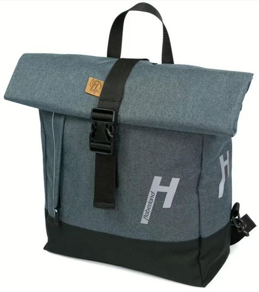 Plecak rowerowy/torba na bagażnik „Keep Rollin”. Szare torby na laptopa HABERLAND. Za 599.90 zł.