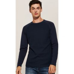 Koszulka z długim rękawem - Granatowy. Bluzki z długim rękawem marki House. Za 49.99 zł.