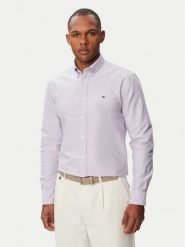 Tommy Hilfiger Koszula Solid Heritage MW0MW35774 Fioletowy jasny Regular Fit. Fioletowe koszule Tommy Hilfiger, m, bez wzorów, z bawełny, bez kołnierzyka, bez ramiączek. Za 369.99 zł.
