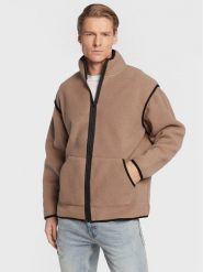 Redefined Rebel Polar Gregory 213184 Beżowy Loose Fit. Brązowe bluzy z polaru Redefined Rebel, m, bez wzorów, z polaru, bez kaptura. Za 129.99 zł.