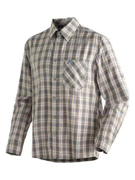 Maier Sports Koszula funkcyjna "Claas" - Regular fit - w kolorze beżowo-szarym rozmiar: 52. Brązowe koszule Maier Sports, bez wzorów, z materiału, bez kołnierzyka, bez ramiączek. Za 131.12 zł.