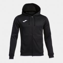 Bluza dresowa z kapturem Joma Olimpiada. Czarne bluzy z kapturem Joma, m, bez wzorów, z dresówki, z kapturem. Za 294.00 zł.