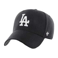 Czapka Z Daszkiem Unisex Dla Dorosłych MLB Los Angeles Dodgers. Czarne czapki z daszkiem 47 Brand, bez wzorów. Za 144.99 zł.
