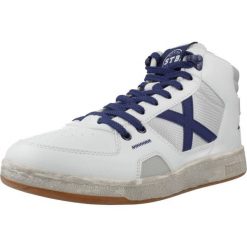 Buty MUNICH DOME 17 Biały. Białe buty turystyczne munich, bez wzorów, ze skóry, bez zapięcia, trekkingowe. Za 401.42 zł.