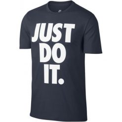 Nike T-Shirt M Nsw Tee Just Do It Thunder Blue White S. T-shirty sportowe marki Nike. W wyprzedaży za 85.00 zł.