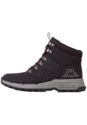 Buty męskie ocieplane Kappa TIBER. Czarne buty turystyczne Kappa, na jesień, bez wzorów, z gumy, przed kolano, bez zapięcia, trekkingowe. Za 358.25 zł.