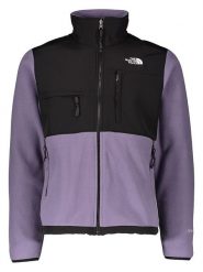 The North Face Kurtka polarowa w kolorze czarno-fioletowym rozmiar: S. Czarne kurtki The North Face, s, bez wzorów, z polaru, bez kaptura. Za 334.60 zł.