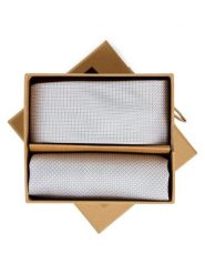 Finshley & Harding London Krawat i poszetka z jedwabiu Mężczyźni Jedwab srebrny, ONE SIZE. Szare krawaty i muchy Finshley & Harding London, bez wzorów, z jedwabiu. Za 199.95 zł.