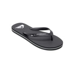 Japonki plażowe męskie Quiksilver Molokai Core. Brązowe japonki Quiksilver, bez wzorów, z gumy. Za 89.99 zł.