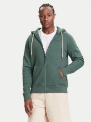 Quiksilver Bluza EQYFT05160 Zielony Regular Fit. Zielone bluzy Quiksilver, l, bez wzorów, z bawełny, bez kaptura. Za 299.99 zł.