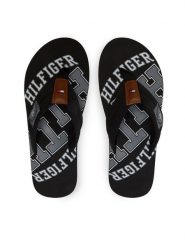 Tommy Hilfiger Japonki Essential Th Beach Sandal FM0FM01369 Czarny. Czarne japonki Tommy Hilfiger, bez wzorów, z materiału. Za 99.99 zł.