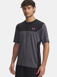 Under Armour Koszulka funkcyjna "Utility" w kolorze szarym rozmiar: XL. Szare t-shirty sportowe Under Armour, bez wzorów, z materiału, bez ramiączek, outdoorowe. Za 109.00 zł.