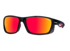 Okulary przeciwsłoneczne unisex OPC SPORT EVEREST Matt Black Red + ETUI. Czarne okulary przeciwsłoneczne OPC. Za 199.99 zł.