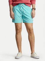 Polo Ralph Lauren Szorty kąpielowe 710907255004 Turkusowy Regular Fit. Niebieskie kąpielówki Polo Ralph Lauren, m, bez wzorów, z syntetyku. Za 289.99 zł.