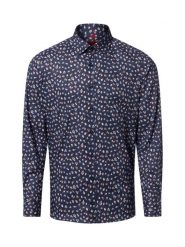 Finshley & Harding koszula biznesowa Mężczyźni Slim Fit Bawełna niebieski, 41. Niebieskie koszule Finshley & Harding, m, bez wzorów, z bawełny, bez kołnierzyka, bez ramiączek. Za 169.95 zł.