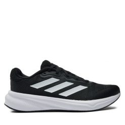 Buty do biegania adidas. Czarne buty do biegania Adidas, bez wzorów, bez zapięcia, do biegania. Za 259.99 zł.