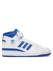 Adidas Sneakersy Forum Mid IG3755 Biały. Białe buty sportowe casual Adidas, bez wzorów, ze skóry, bez zapięcia. Za 339.99 zł.