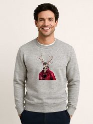 WOOOP Bluza w kolorze szarym rozmiar: XXL. Szare bluzy Wooop, xxl, bez wzorów, z bawełny, bez kaptura. Za 100.99 zł.